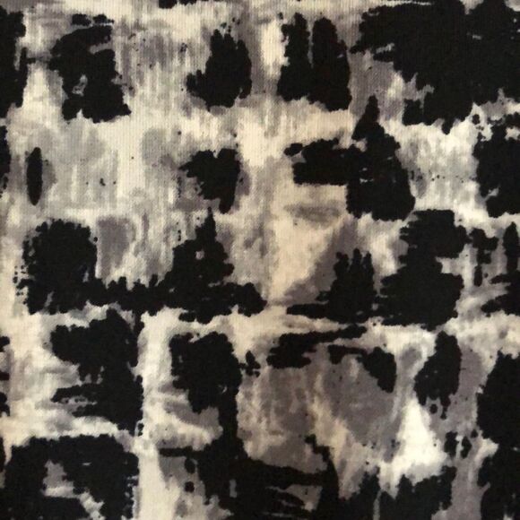 BCBGMaxazria Black/White Pattern Sleeveless Dress - Size XS - Picture 4 of 8